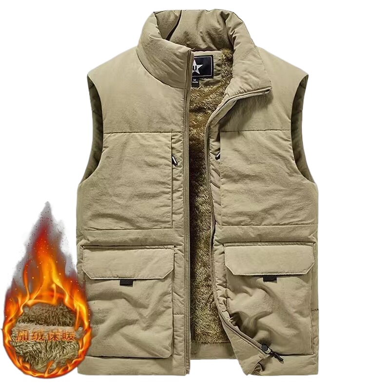 Fishing Vest - Rompi berburu kargo musim dingin pria,