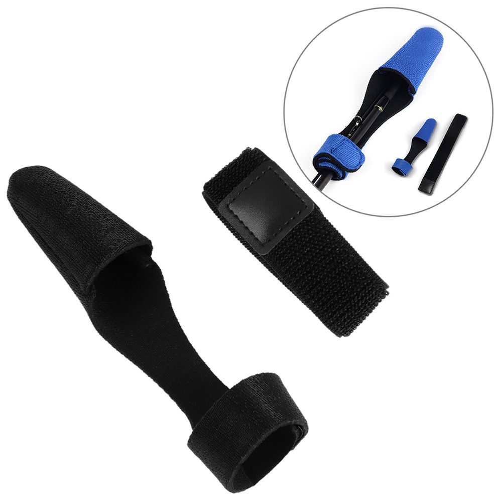 Fishing Belt - Ujung Joran Pancing Neoprene Hitam Biru