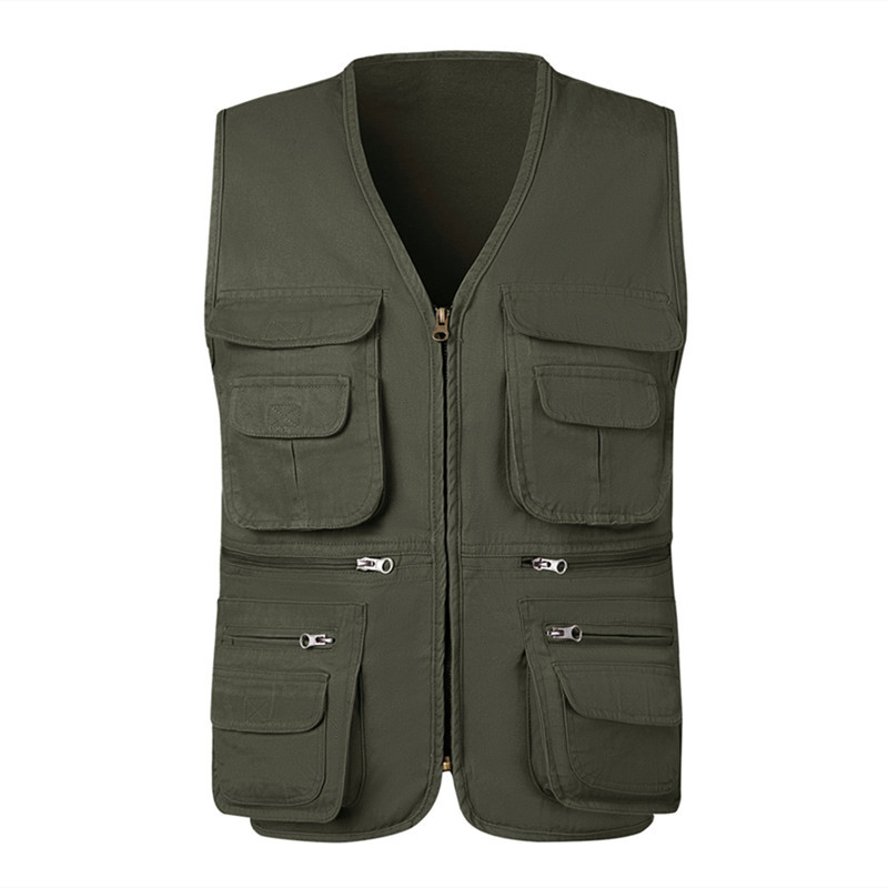 Fishing Vest - Rompi memancing mendaki taktis pria musim