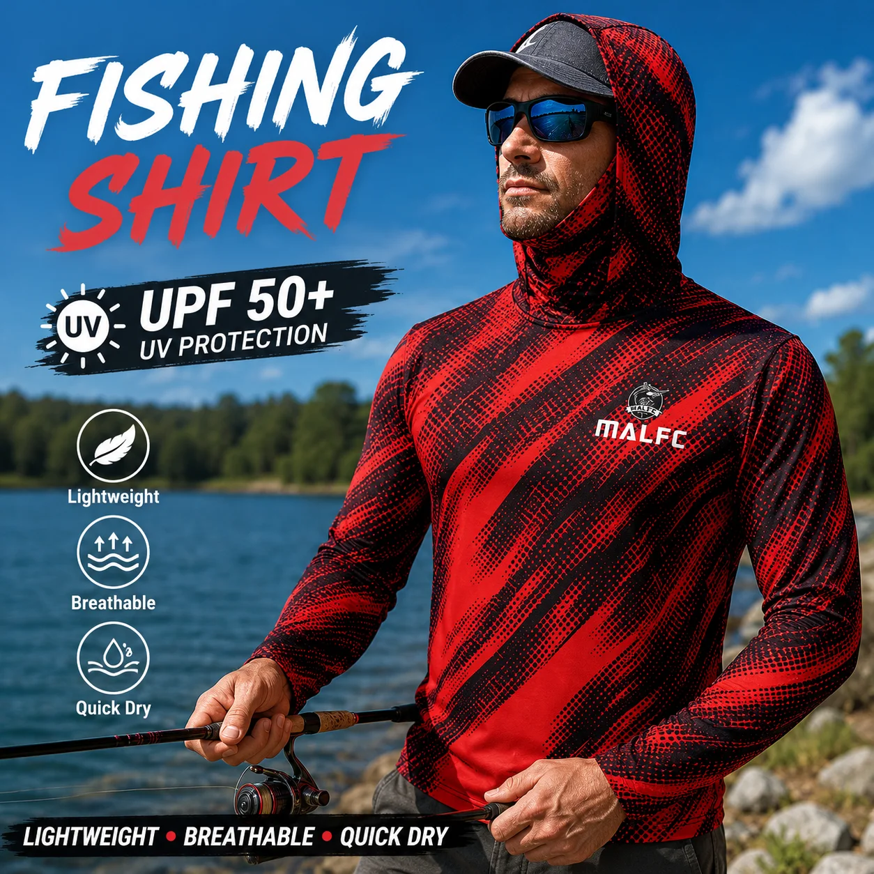 Kemeja Pancing Lengan Panjang  - Fishing Shirt Uv Protection ulasan dan harga