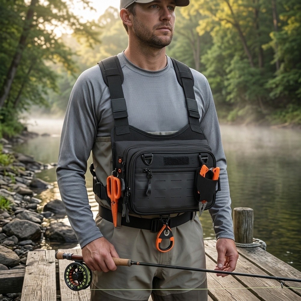 Ransel Rompi untuk Memancing d - Fishing Backpack ulasan dan harga