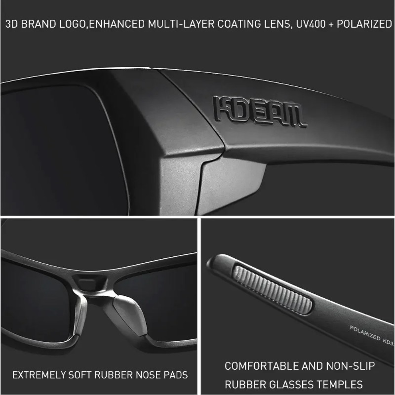 KDEAM Kacamata Hitam Terpolari - Fishing Sunglasses Polarized ulasan dan harga