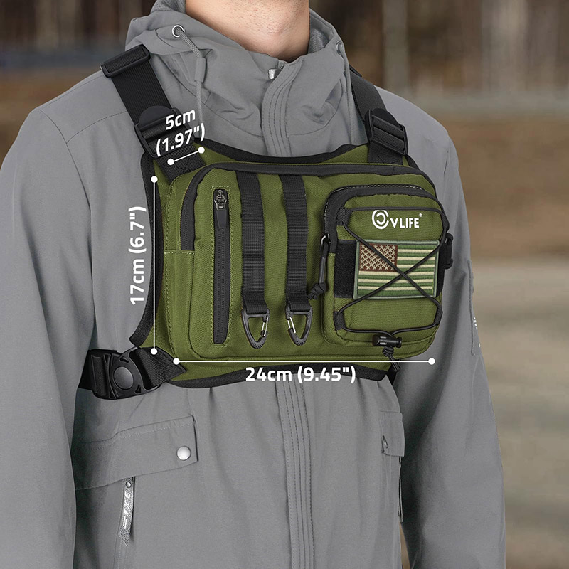 Tas Dada Lari Unisex EDC, Tas  - Fishing Vest ulasan dan harga