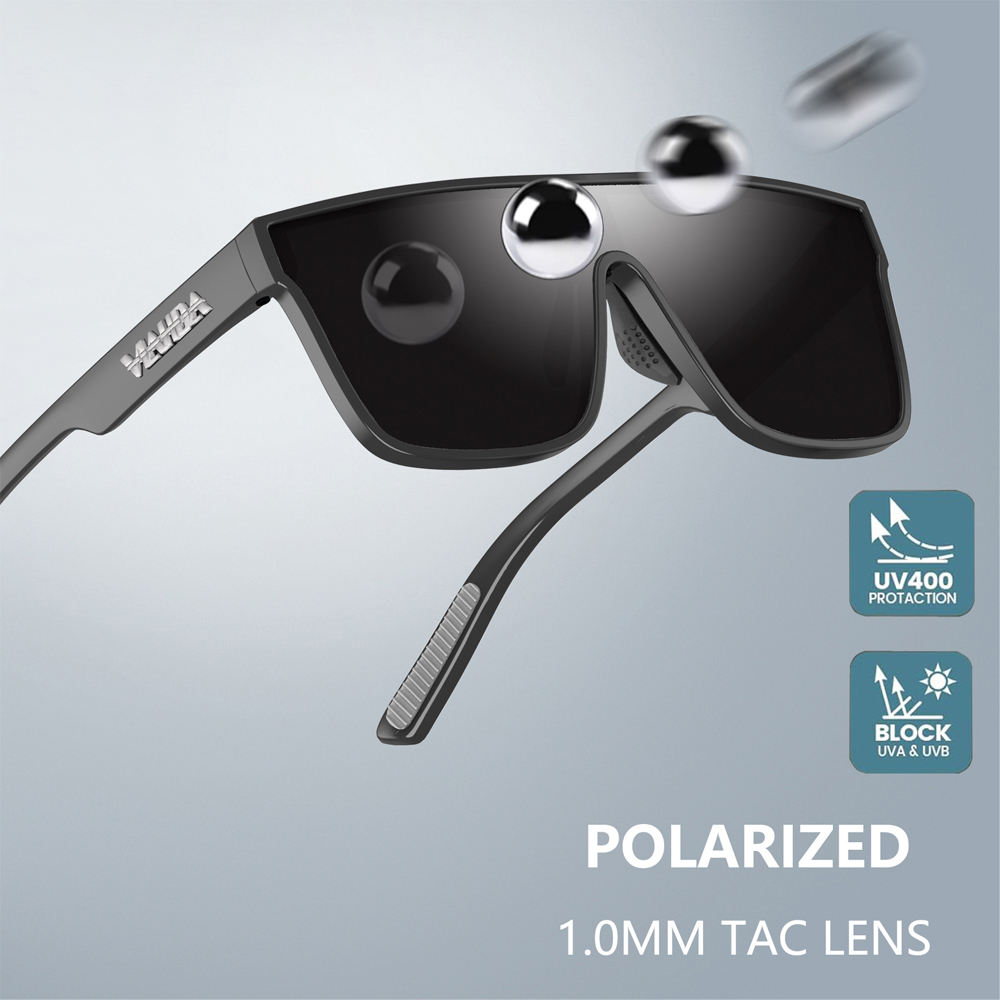 VIAHDA Kacamata Hitam Pria Ter - Fishing Sunglasses Polarized ulasan dan harga